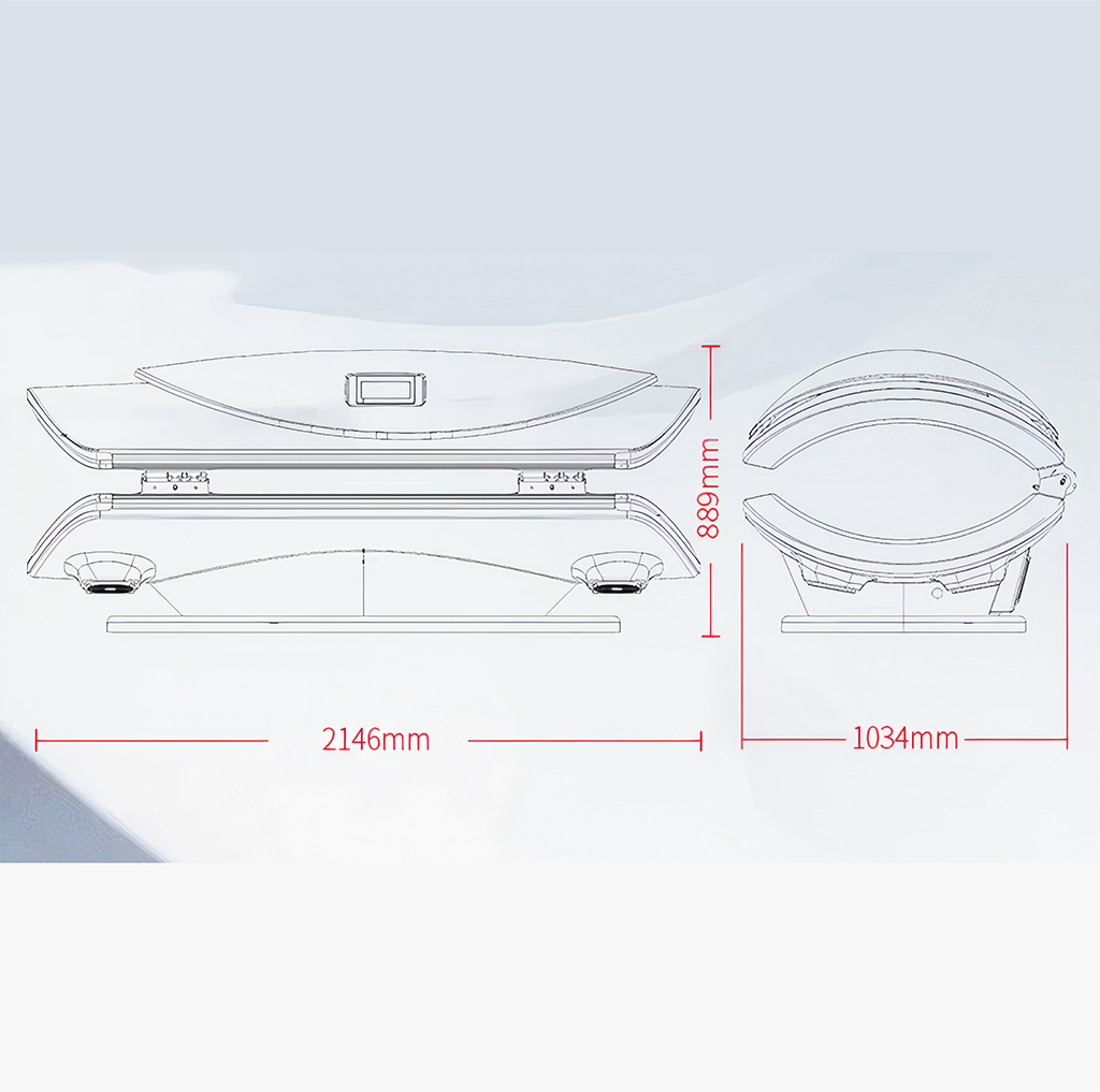 ZEN Red and Near-Infrared Light Therapy Bed