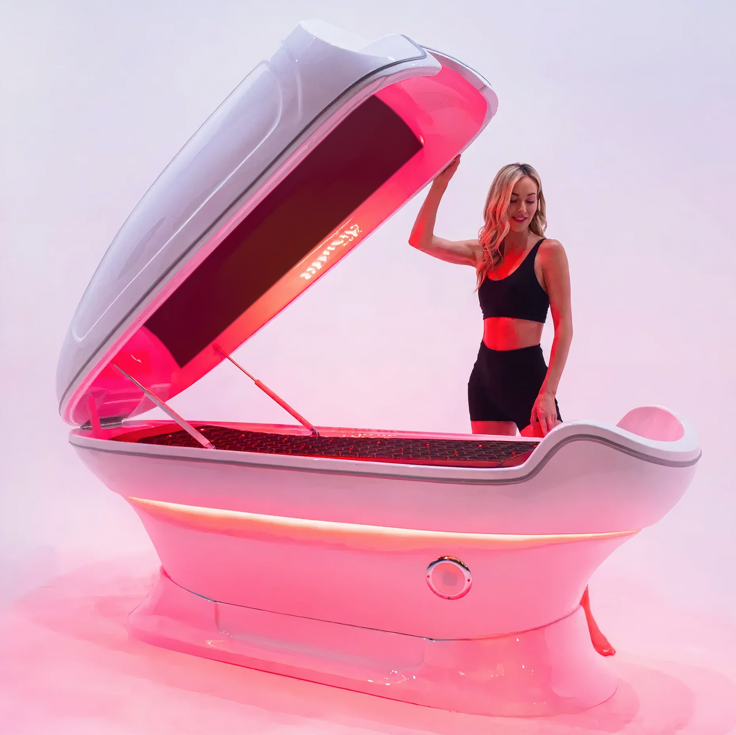Infrared Sauna & Red Light Therapy Pod with PEMF, Vibration & Graphene Technology