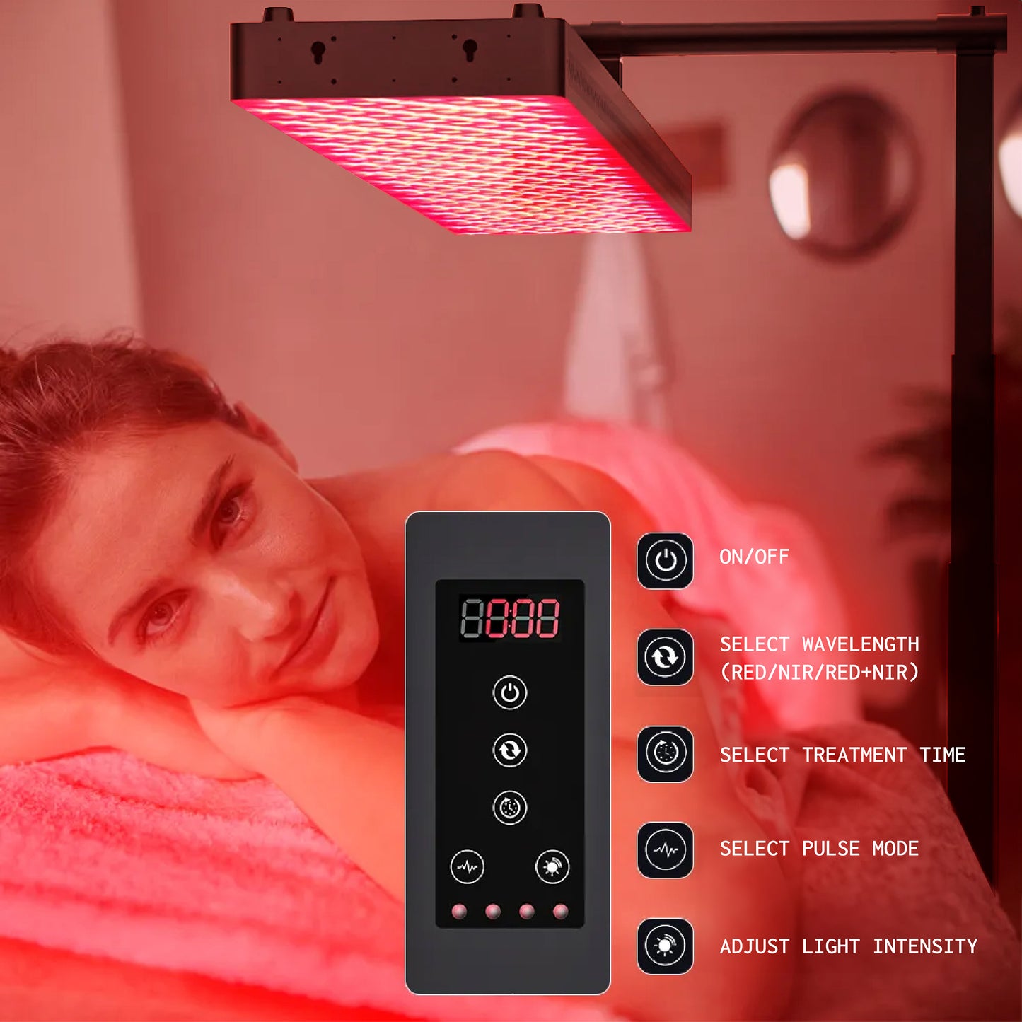 Red and Near-Infrared Light Therapy Panel - FUTURE FORM 1800 PRO