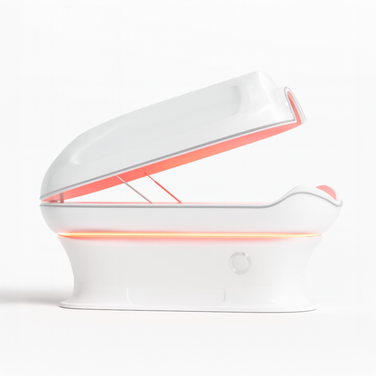 Infrared Sauna & Red Light Therapy Pod with PEMF, Vibration & Graphene Technology