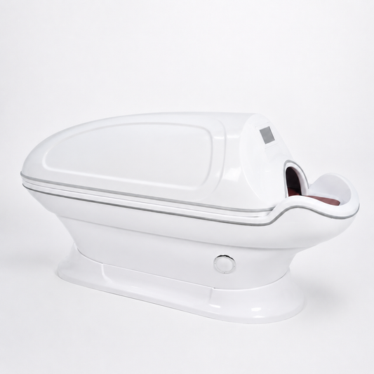 ElioX recovery pod, infrared sauna with red light and PEMF