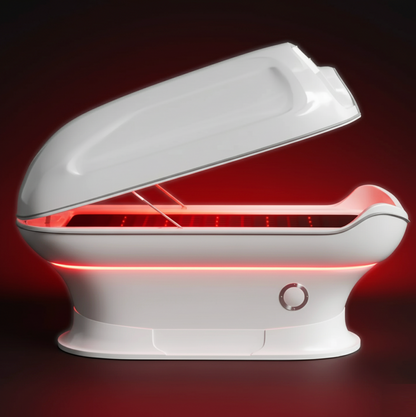 Infrared Sauna & Red Light Therapy Pod with PEMF, Vibration & Graphene Technology