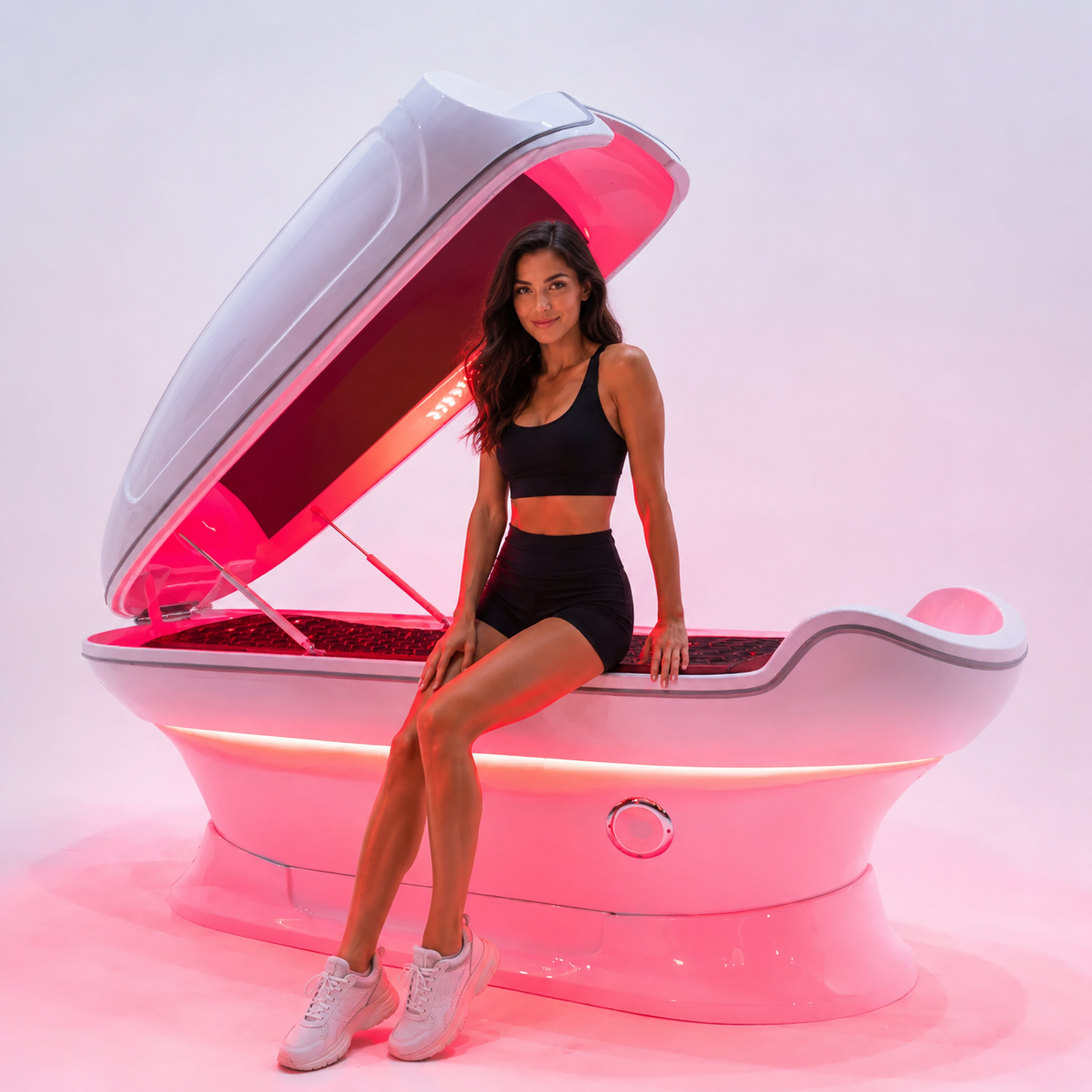 ElioX Recovery Pod: Infrared Sauna with Red Light & PEMF Technology