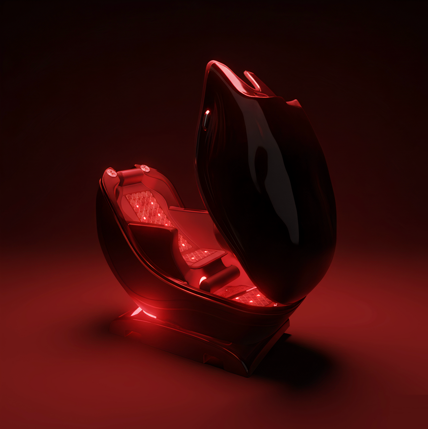 Deep Detox Infrared Sauna Pod with Red Light, PEMF & Negative Ions