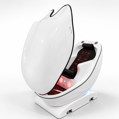 OrbisX Detox Pod: Infrared Sauna with Red Light & PEMF Technology