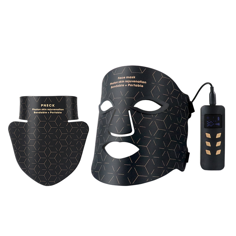 4 in 1 Red and Near-infrared Light Therapy Silicone Neck & Face Mask