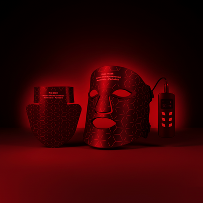 4 in 1 Red and Near-infrared Light Therapy Silicone Neck & Face Mask